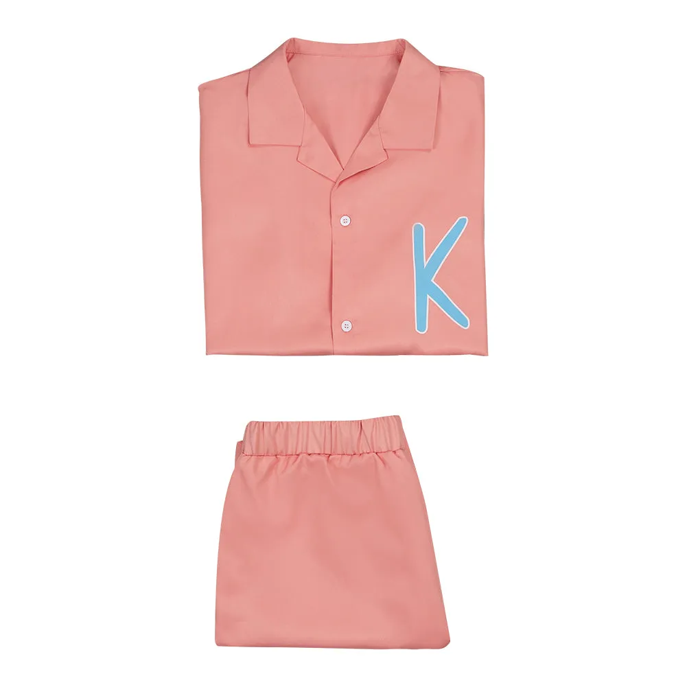 Barbie 2023 Ken Cosplay Costume Pink Outfits Halloween Carnival Suit