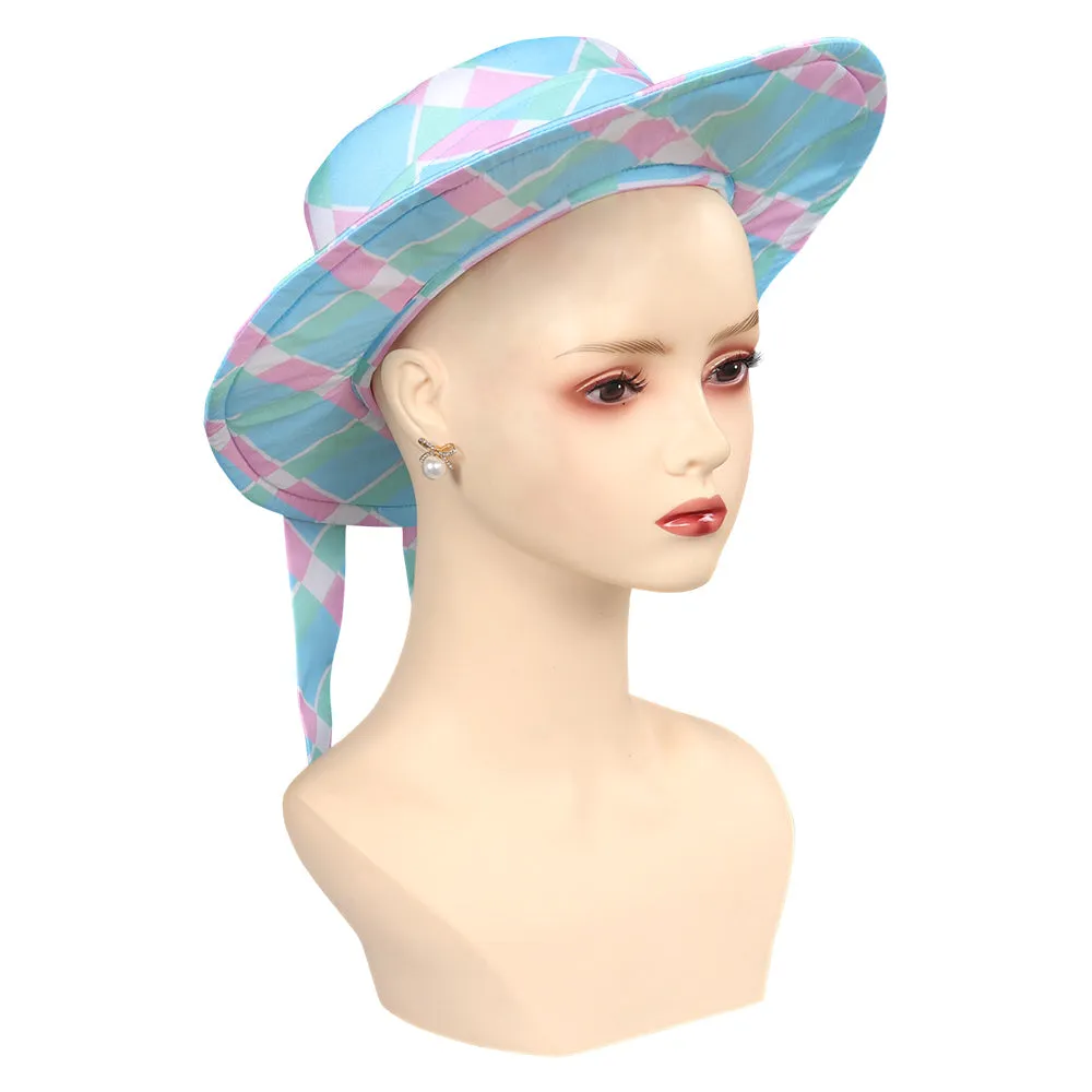 Barbie 2023 Kids Children Girls Cosplay Hat Earings Costume Accessories Outfits Halloween Carnival