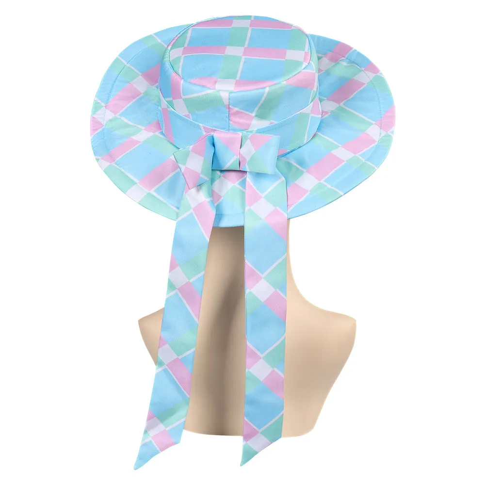 Barbie 2023 Kids Children Girls Cosplay Hat Earings Costume Accessories Outfits Halloween Carnival