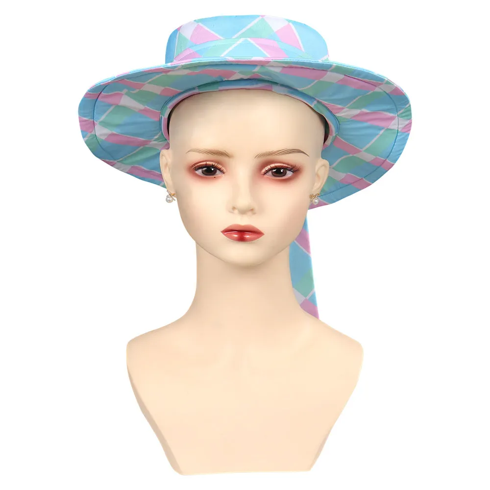 Barbie 2023 Kids Children Girls Cosplay Hat Earings Costume Accessories Outfits Halloween Carnival