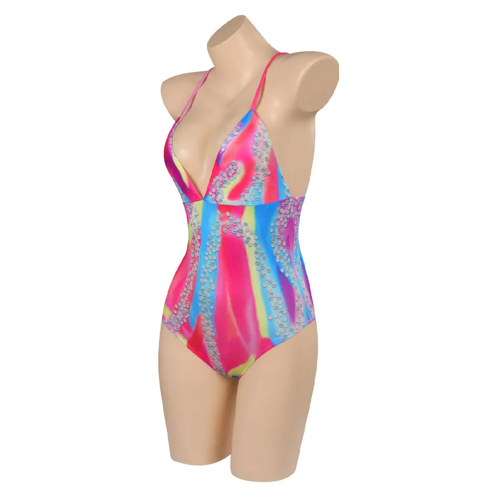 Barbie 2023 Margot Robbie Barbie Swimsuits Cosplay Costume Outfits Halloween Carnival Party Disguise Suit