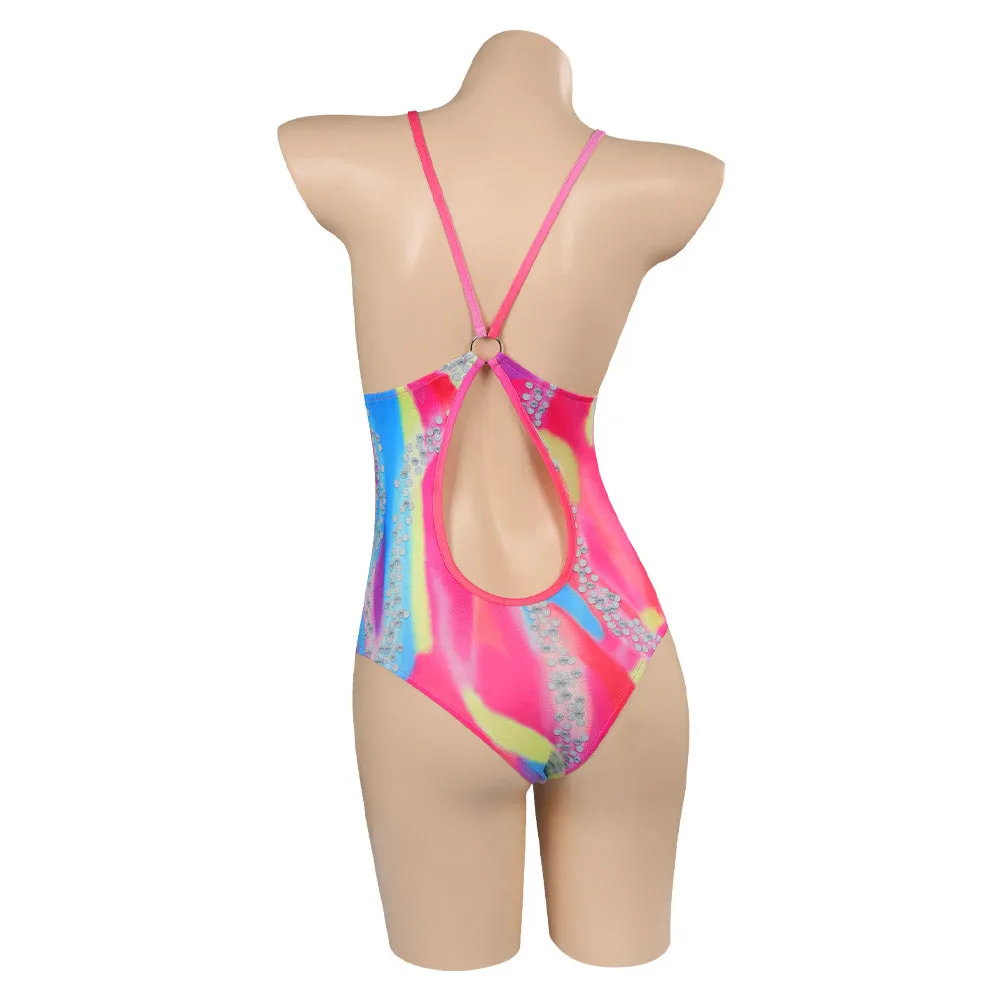 Barbie 2023 Margot Robbie Barbie Swimsuits Cosplay Costume Outfits Halloween Carnival Party Disguise Suit