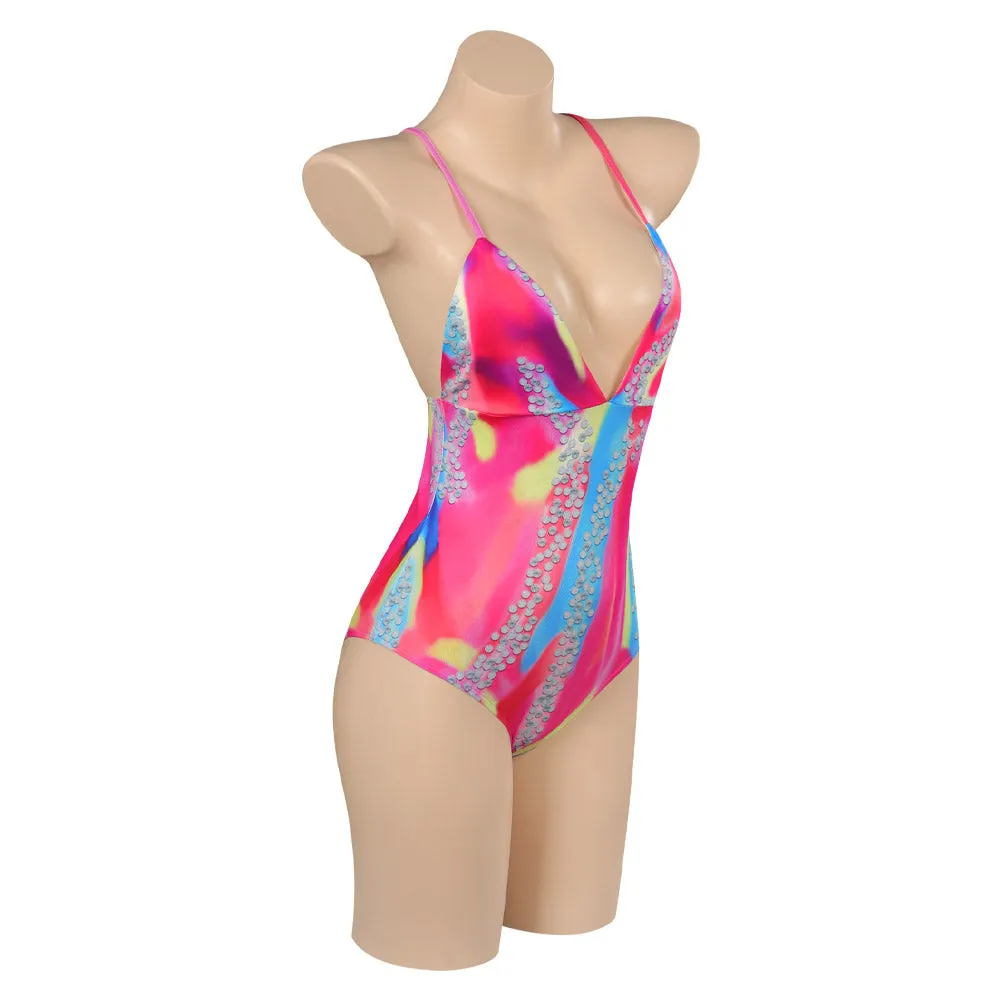 Barbie 2023 Margot Robbie Barbie Swimsuits Cosplay Costume Outfits Halloween Carnival Party Disguise Suit