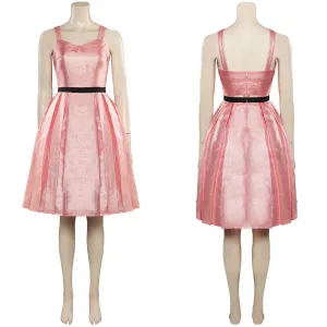 Barbie 2023 Sasha Pink Dress Outfits Cosplay Costume Halloween Carnival Suit