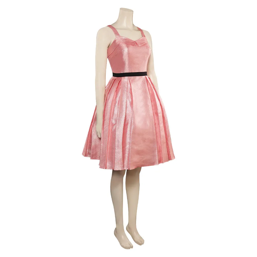 Barbie 2023 Sasha Pink Dress Outfits Cosplay Costume Halloween Carnival Suit