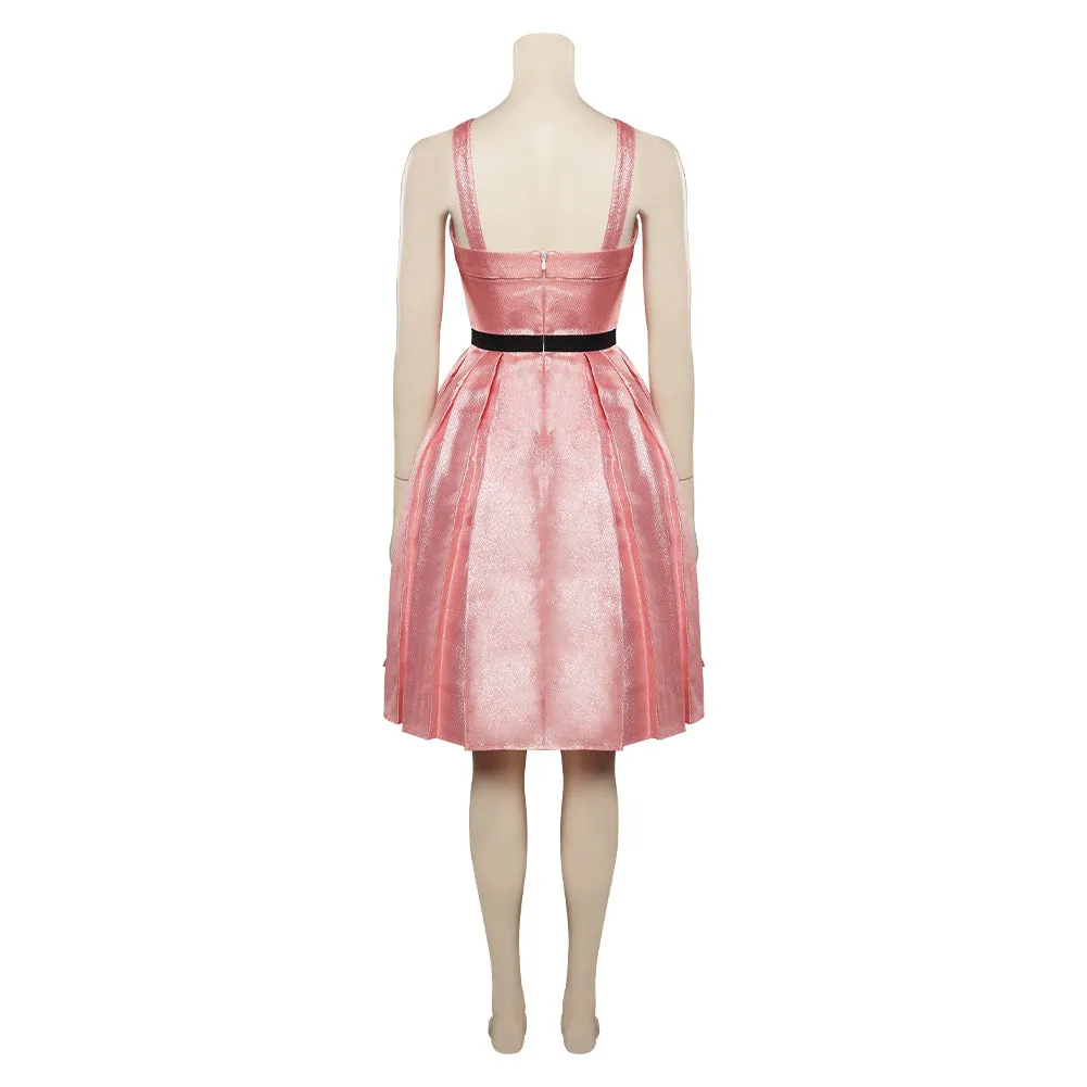 Barbie 2023 Sasha Pink Dress Outfits Cosplay Costume Halloween Carnival Suit