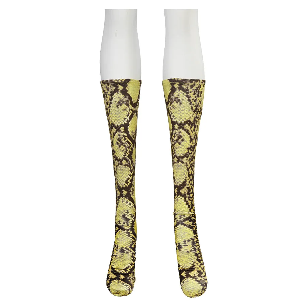 Barbie Cosplay Halloween Carnival Costume Accessories Gifts Serpentine Socks