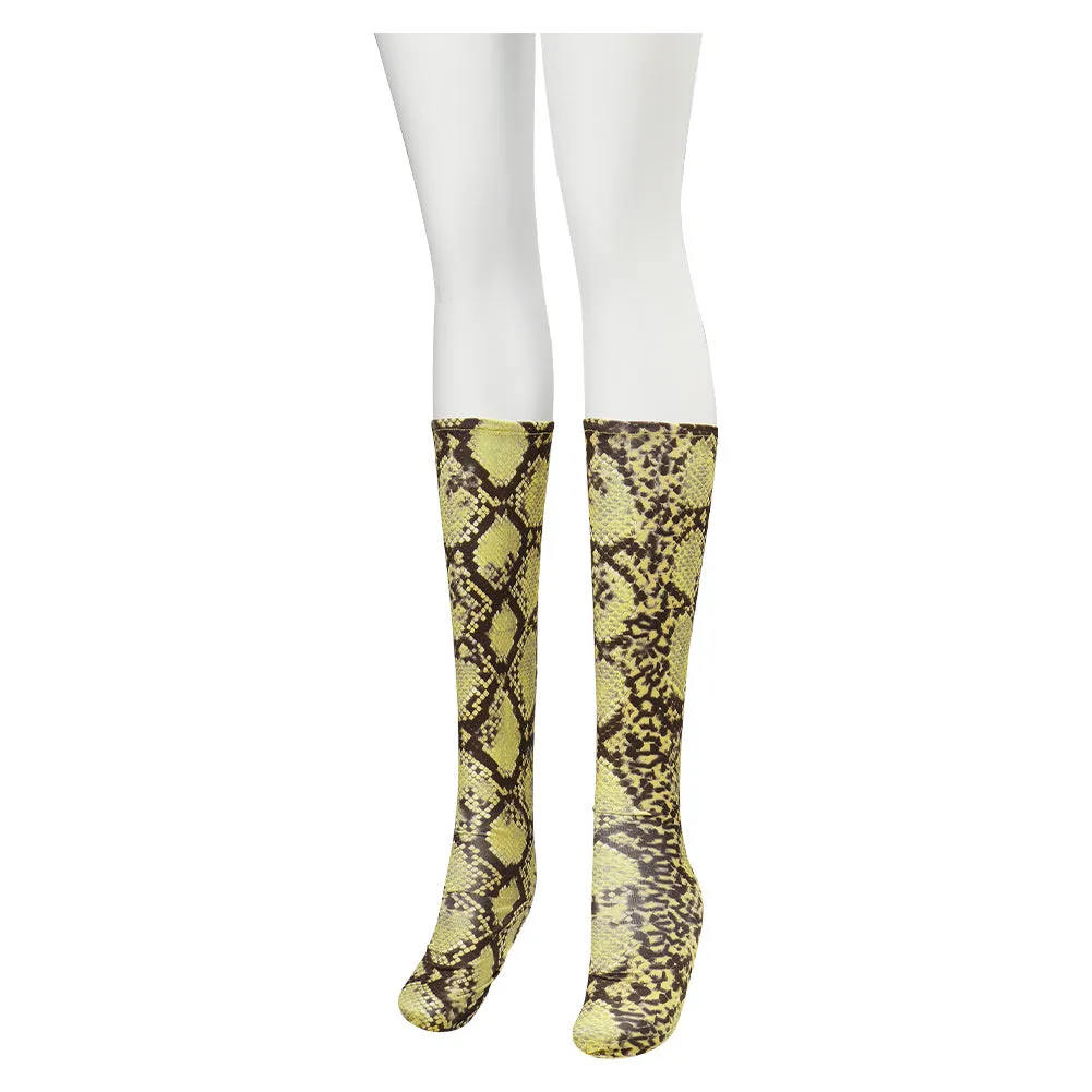 Barbie Cosplay Halloween Carnival Costume Accessories Gifts Serpentine Socks