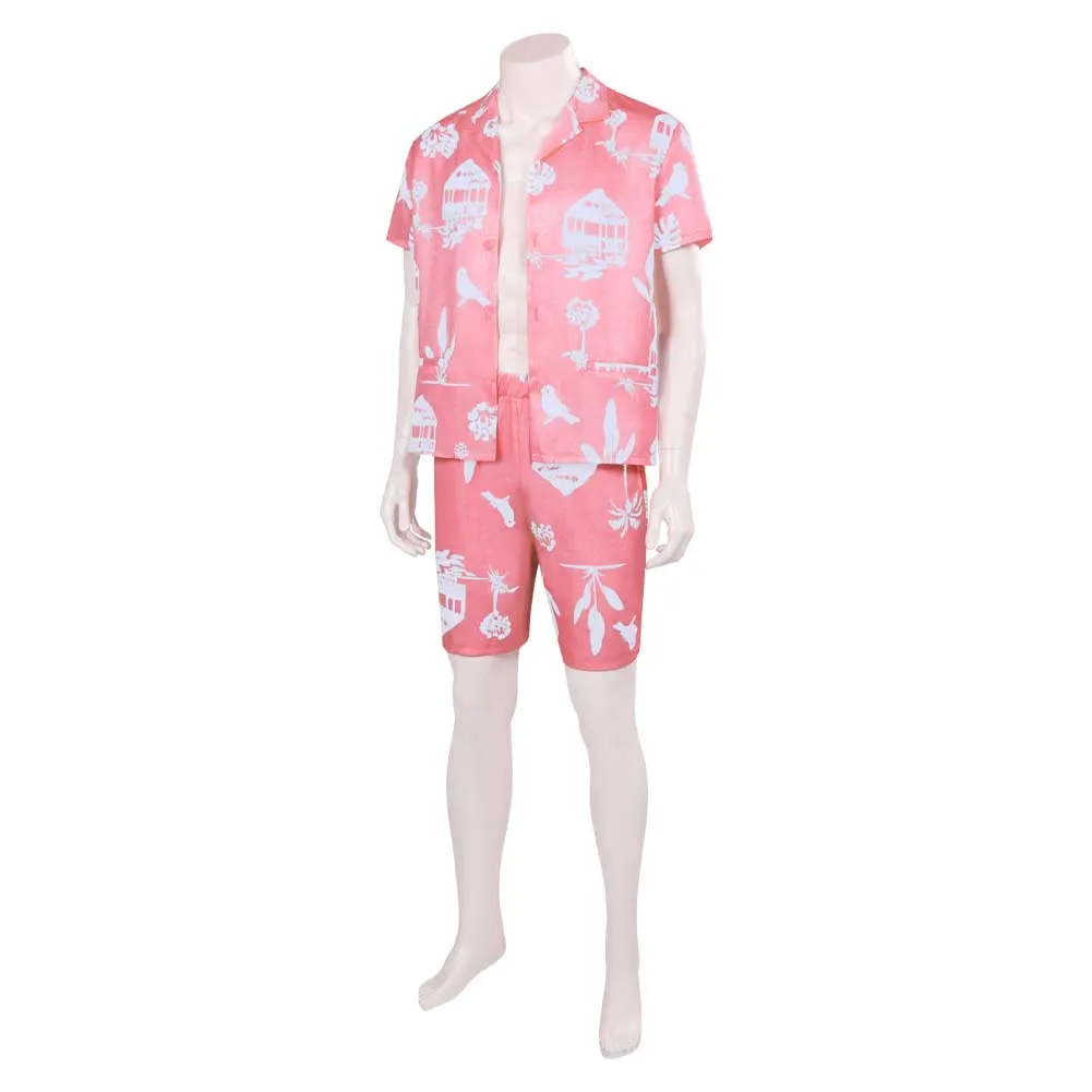 Barbie Ken Cosplay Costume Pink Fashion Wear Outfits Halloween Carnival Party Suit