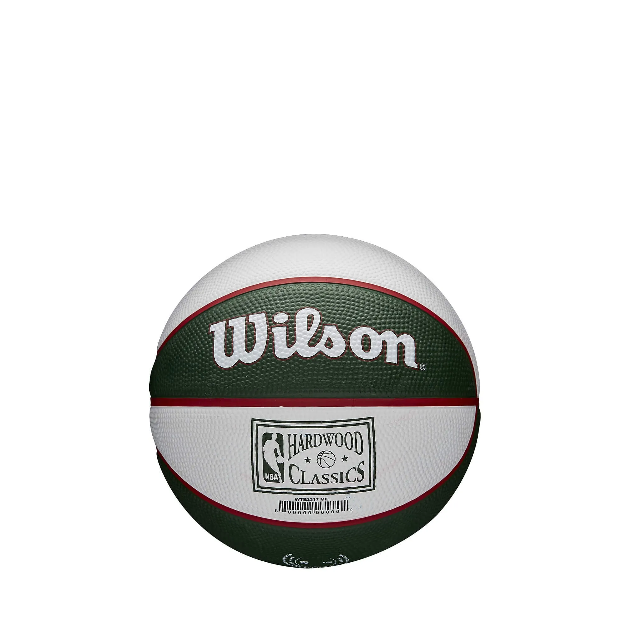 Basketbalová lopta Wilson NBA Team Retro Mini Milwaukee Bucks (veľkosť 3)