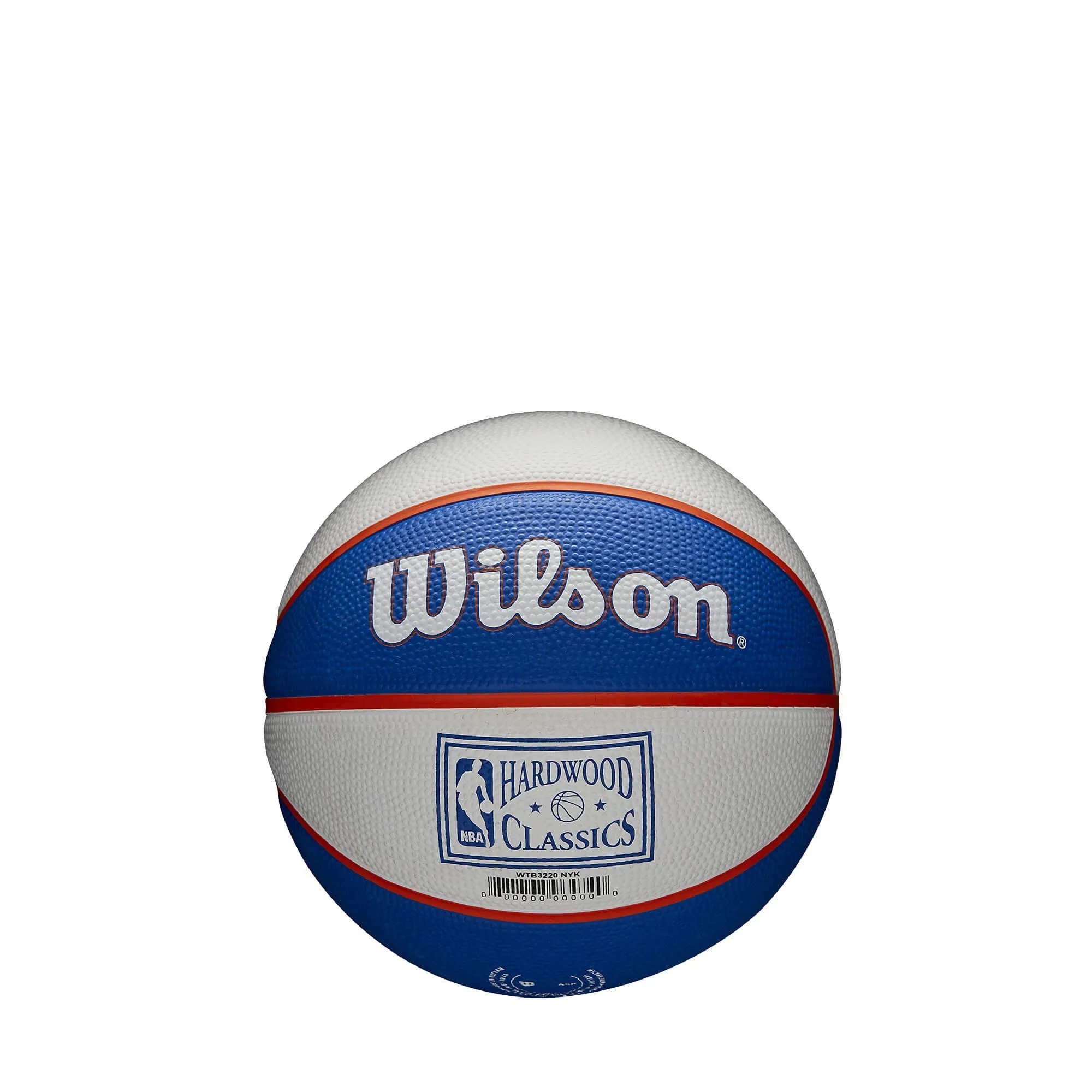 Basketbalová lopta Wilson NBA Team Retro Mini New York Knicks (veľkosť 3)