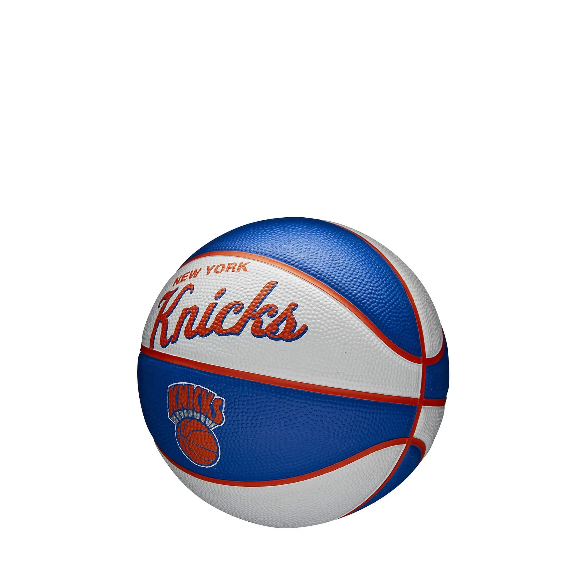 Basketbalová lopta Wilson NBA Team Retro Mini New York Knicks (veľkosť 3)