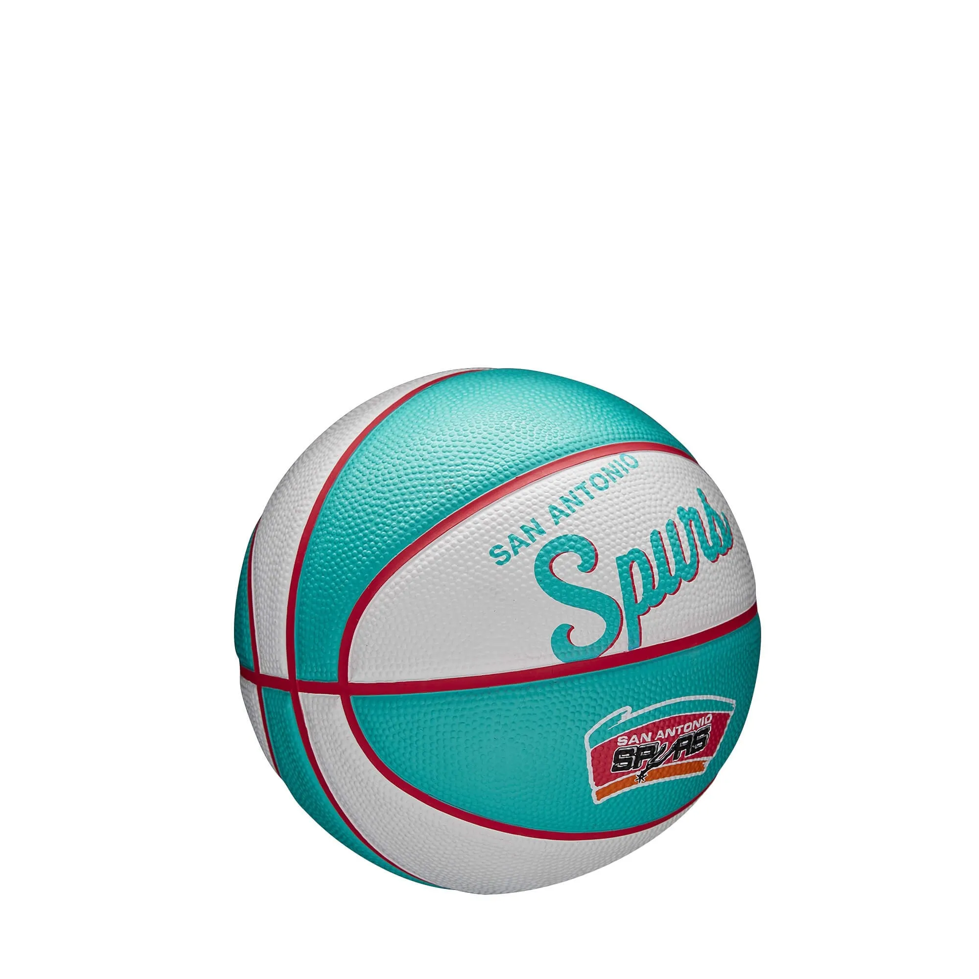 Basketbalová lopta Wilson NBA Team Retro Mini San Antonio Spurs (veľkosť 3)