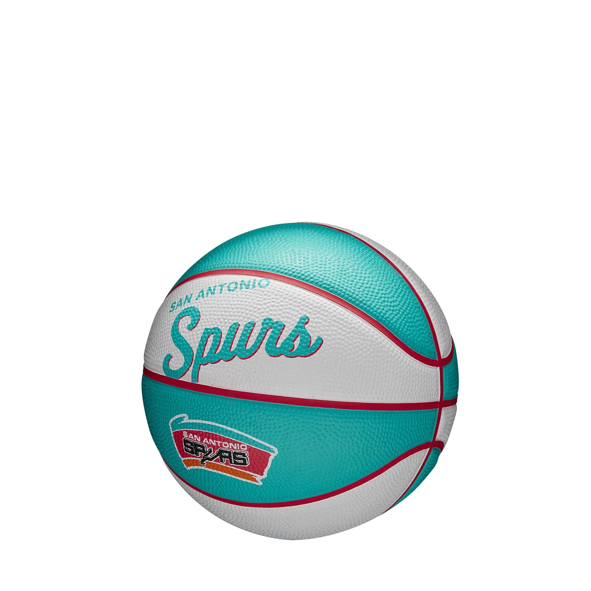 Basketbalová lopta Wilson NBA Team Retro Mini San Antonio Spurs (veľkosť 3)