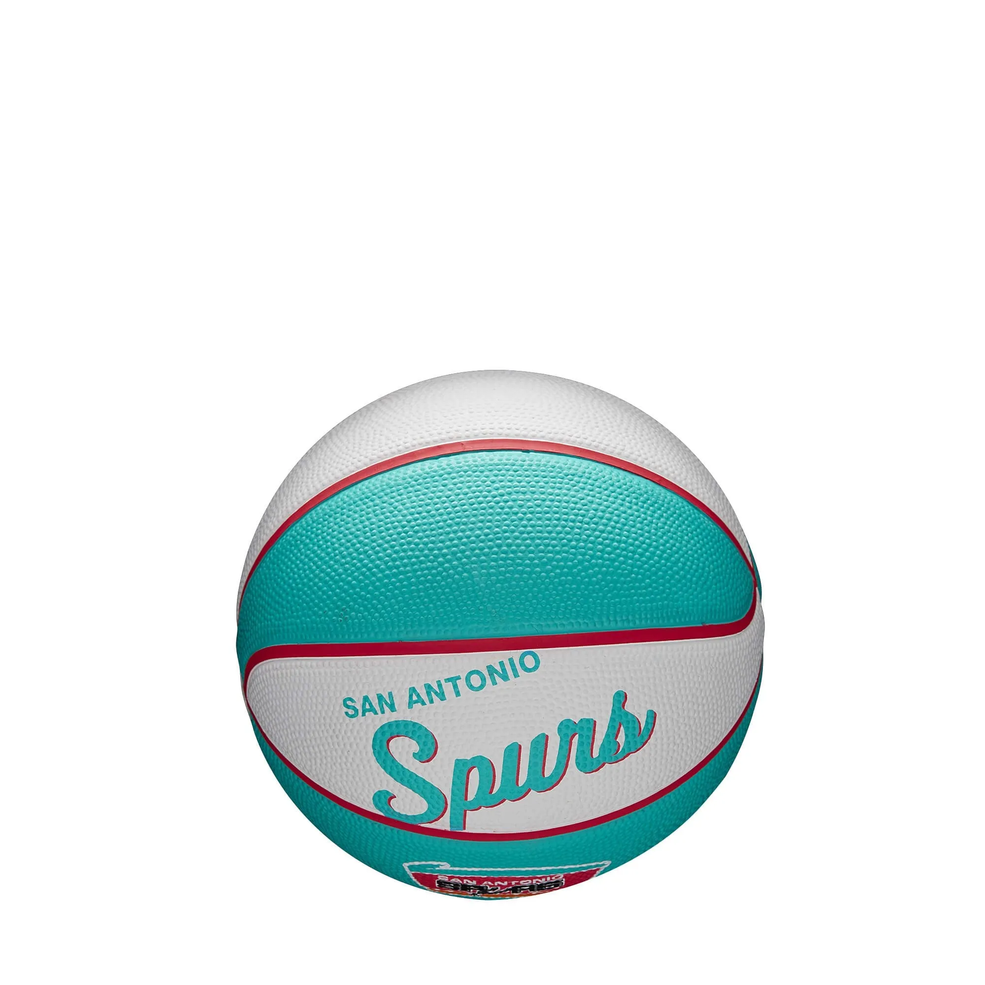 Basketbalová lopta Wilson NBA Team Retro Mini San Antonio Spurs (veľkosť 3)