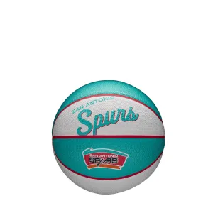 Basketbalová lopta Wilson NBA Team Retro Mini San Antonio Spurs (veľkosť 3)