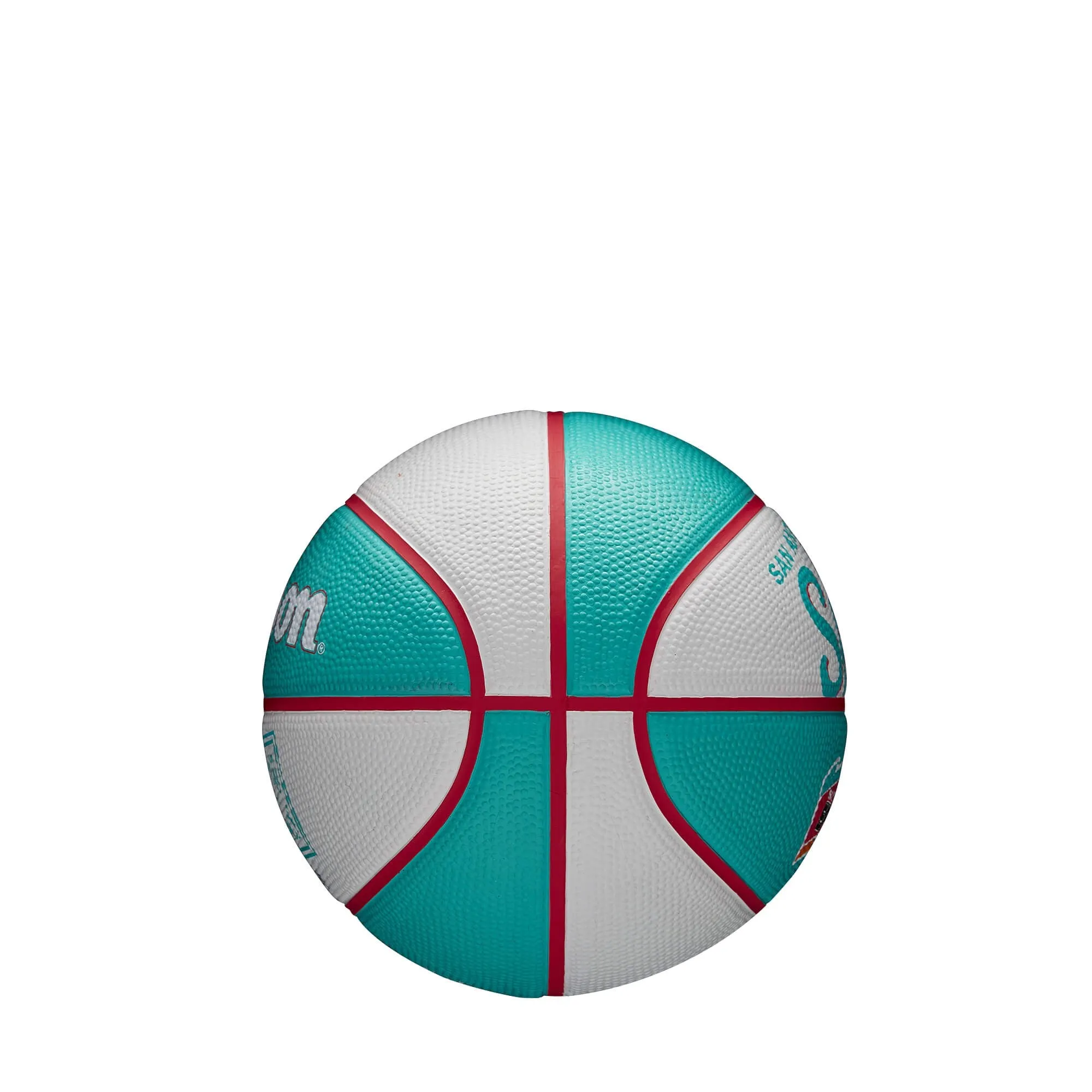 Basketbalová lopta Wilson NBA Team Retro Mini San Antonio Spurs (veľkosť 3)