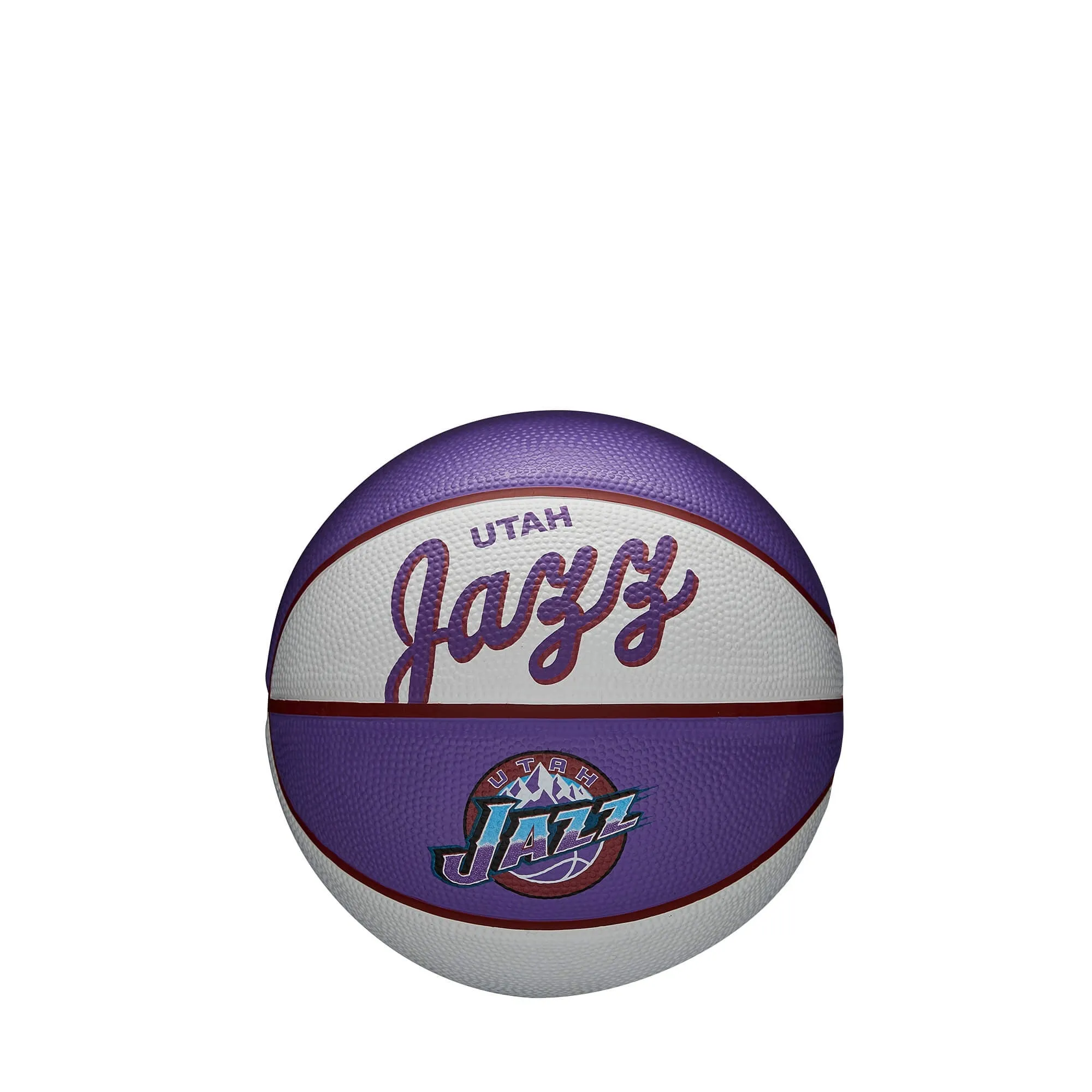 Basketbalová lopta Wilson NBA Team Retro Mini Utah Jazz (veľkosť 3)