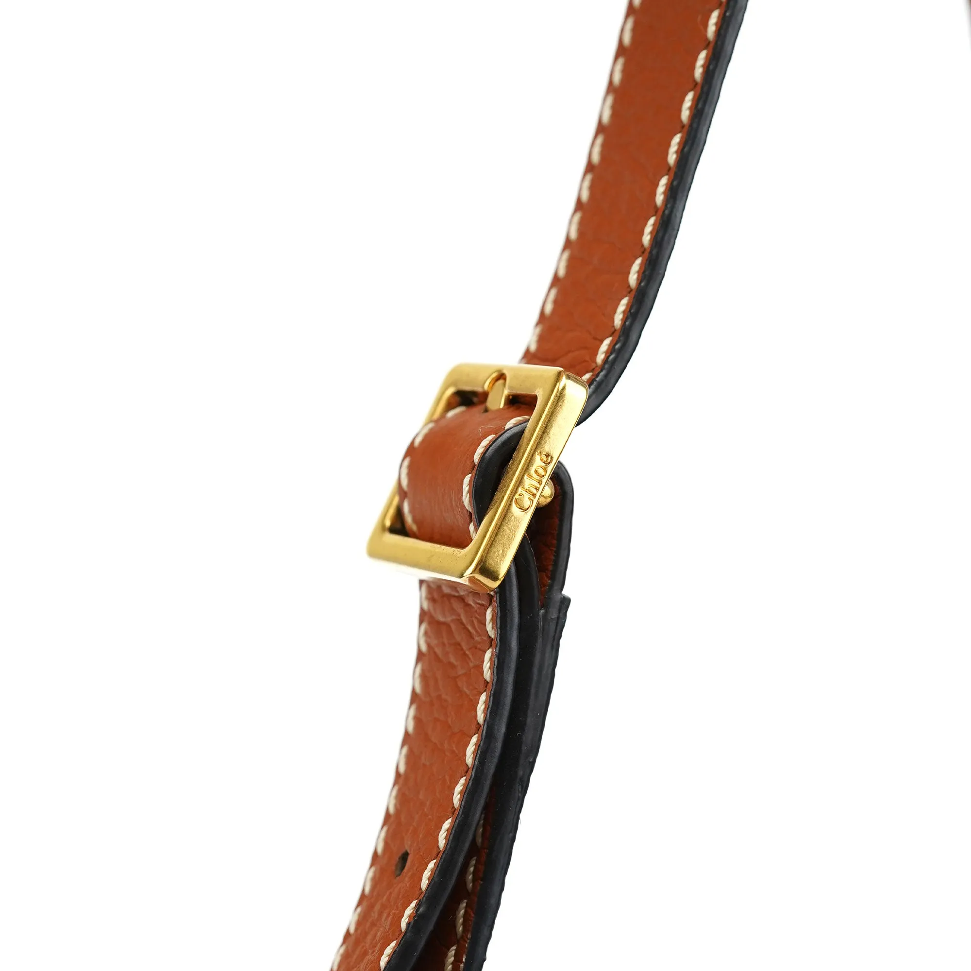 Beige Brown Marcie Basket Crossbody Bag