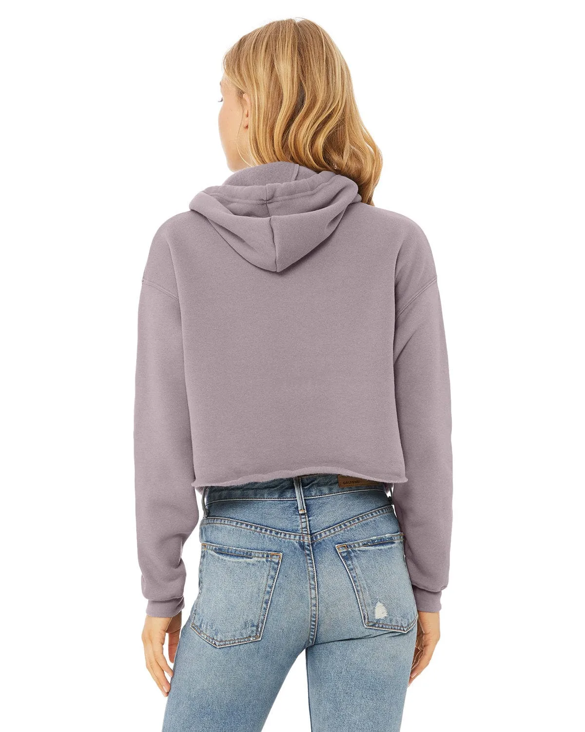 Bella Canvas Ladies Cropped Fleece Hoodie