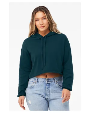 Bella Canvas Ladies Cropped Fleece Hoodie