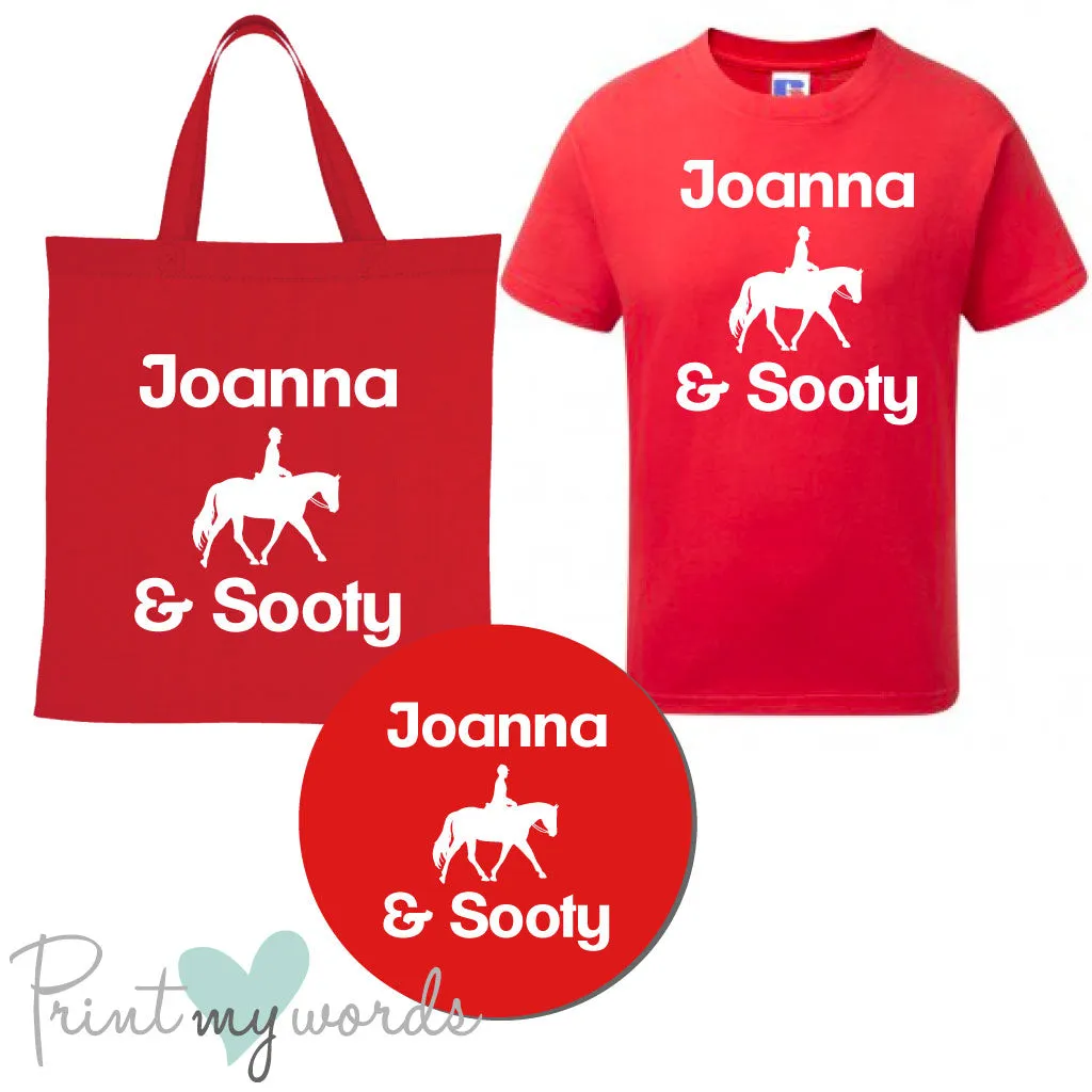 'Bexley' Children's Personalised Matching Equestrian Set - Dressage Design