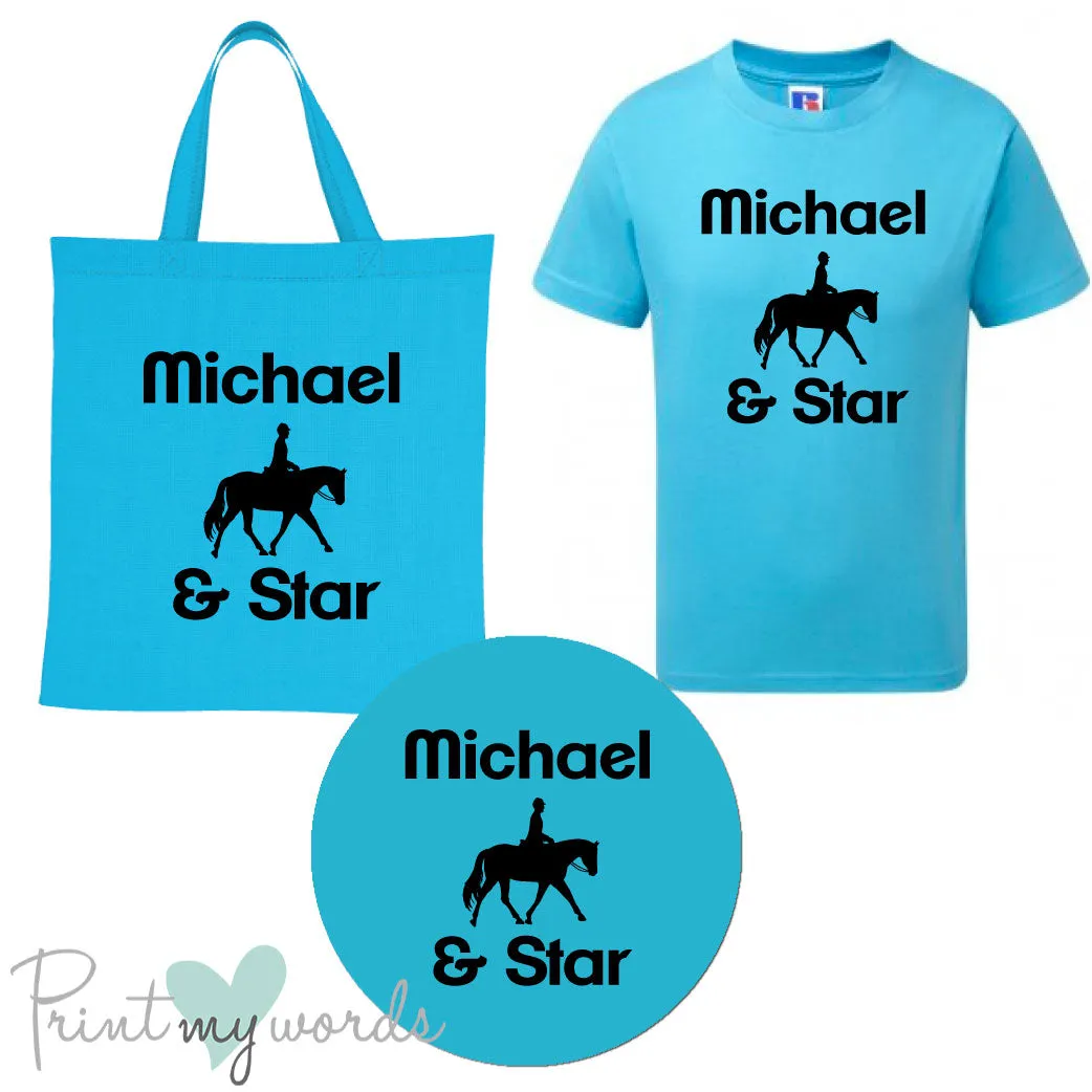'Bexley' Children's Personalised Matching Equestrian Set - Dressage Design