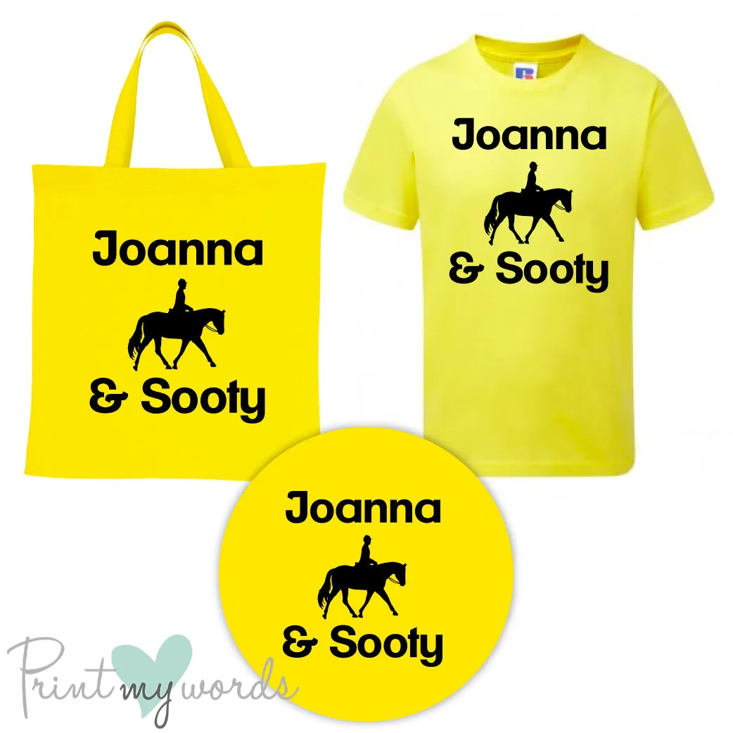 'Bexley' Children's Personalised Matching Equestrian Set - Dressage Design