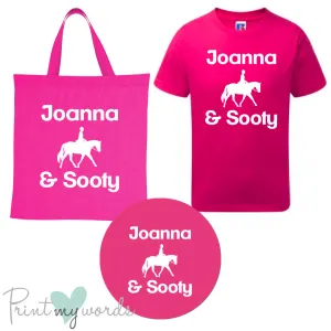 'Bexley' Children's Personalised Matching Equestrian Set - Dressage Design