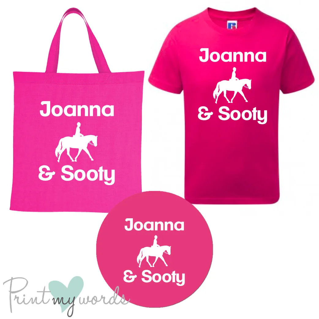 'Bexley' Children's Personalised Matching Equestrian Set - Dressage Design