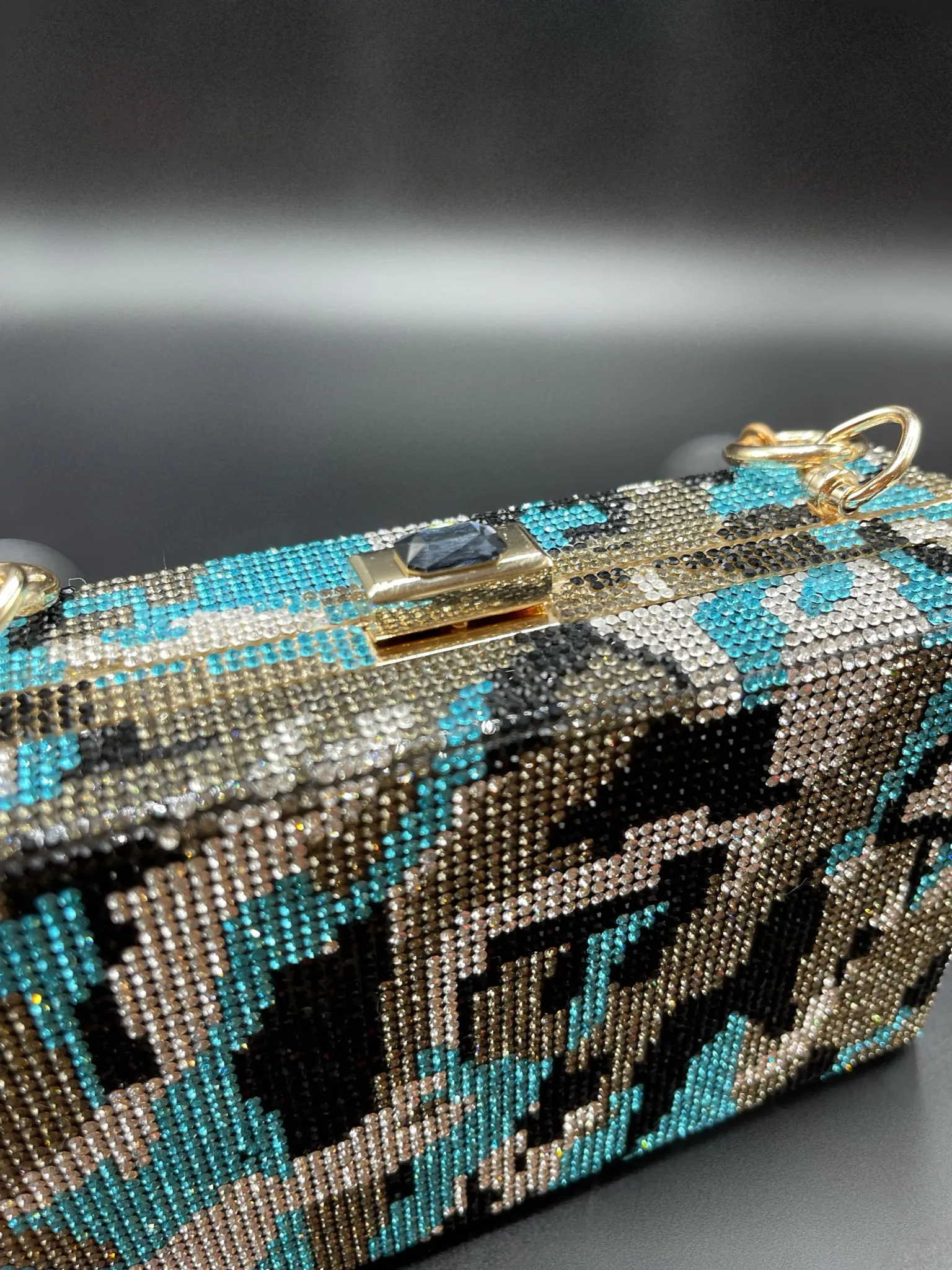 Black and Blue Camo Glam
