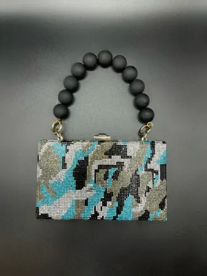 Black and Blue Camo Glam