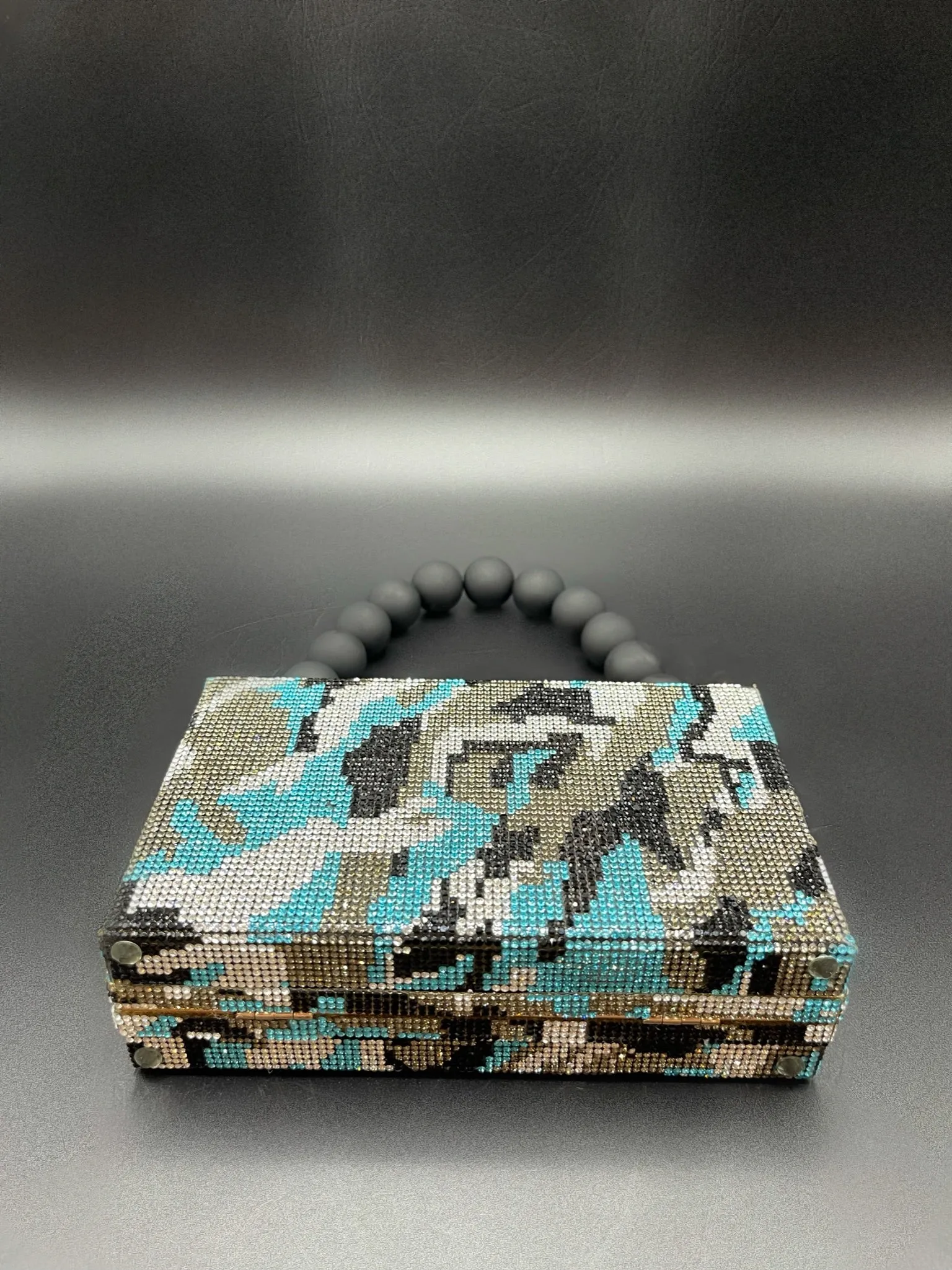 Black and Blue Camo Glam