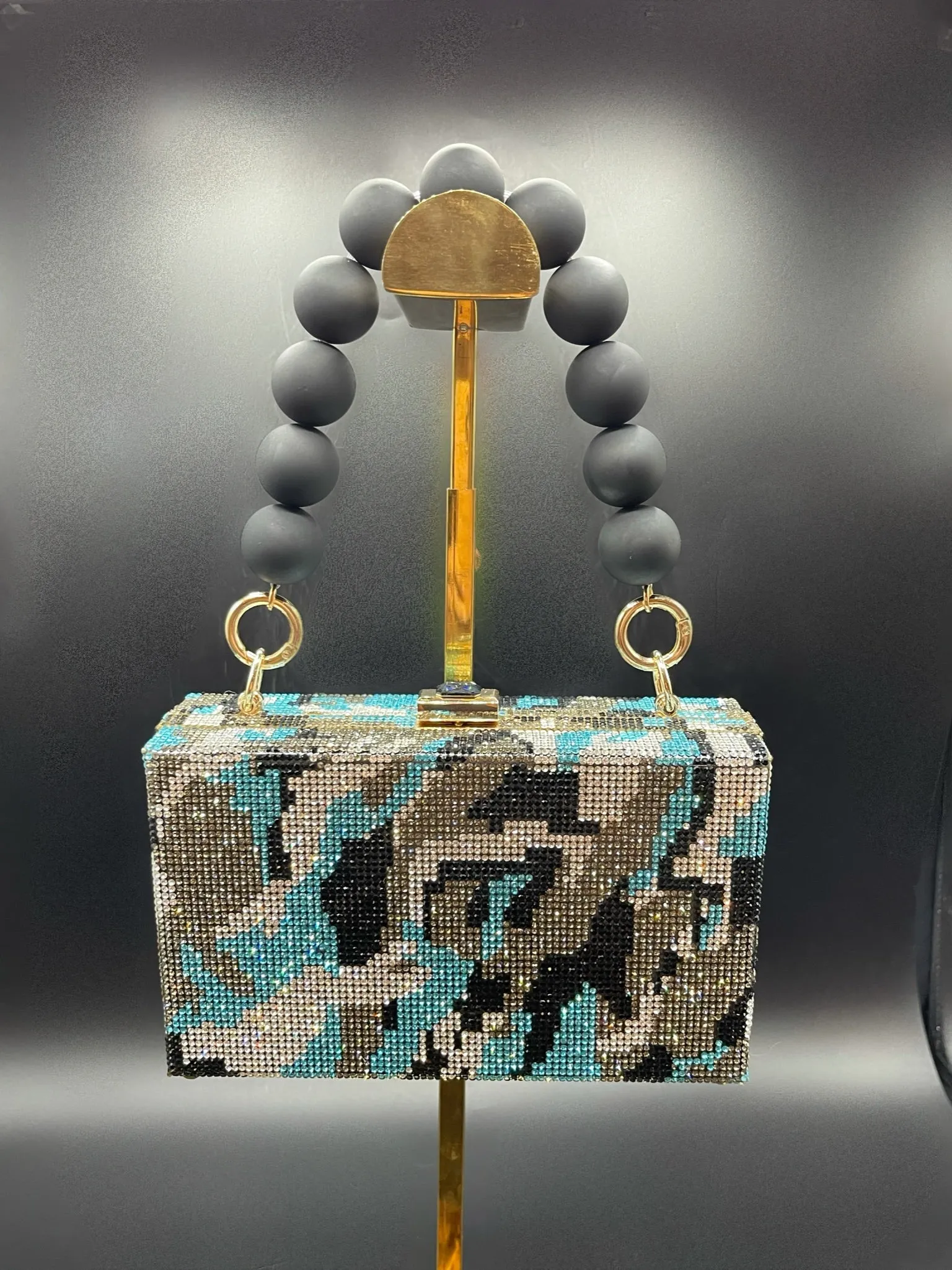 Black and Blue Camo Glam