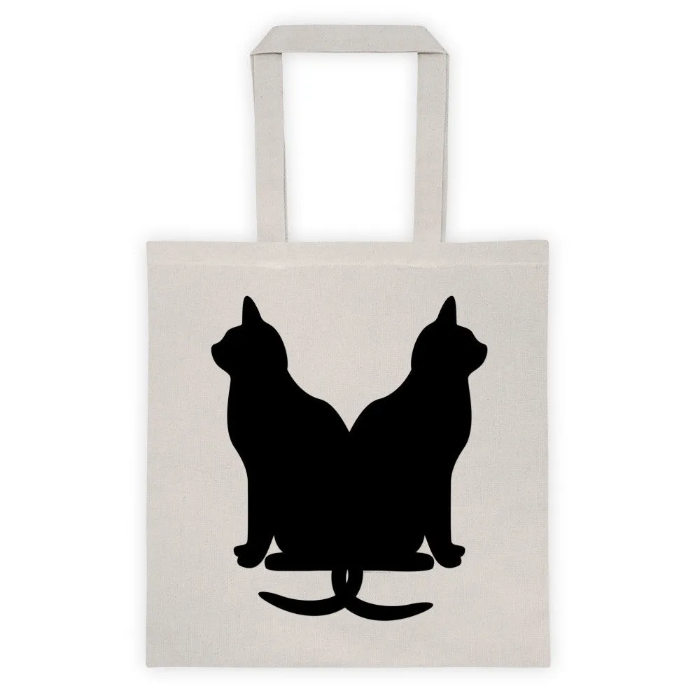 Black Cats Lucky Kitty Tote bag