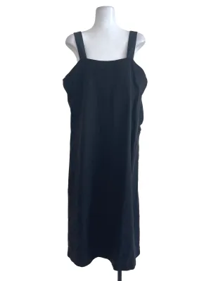 Black Plain Dolly Pinafore