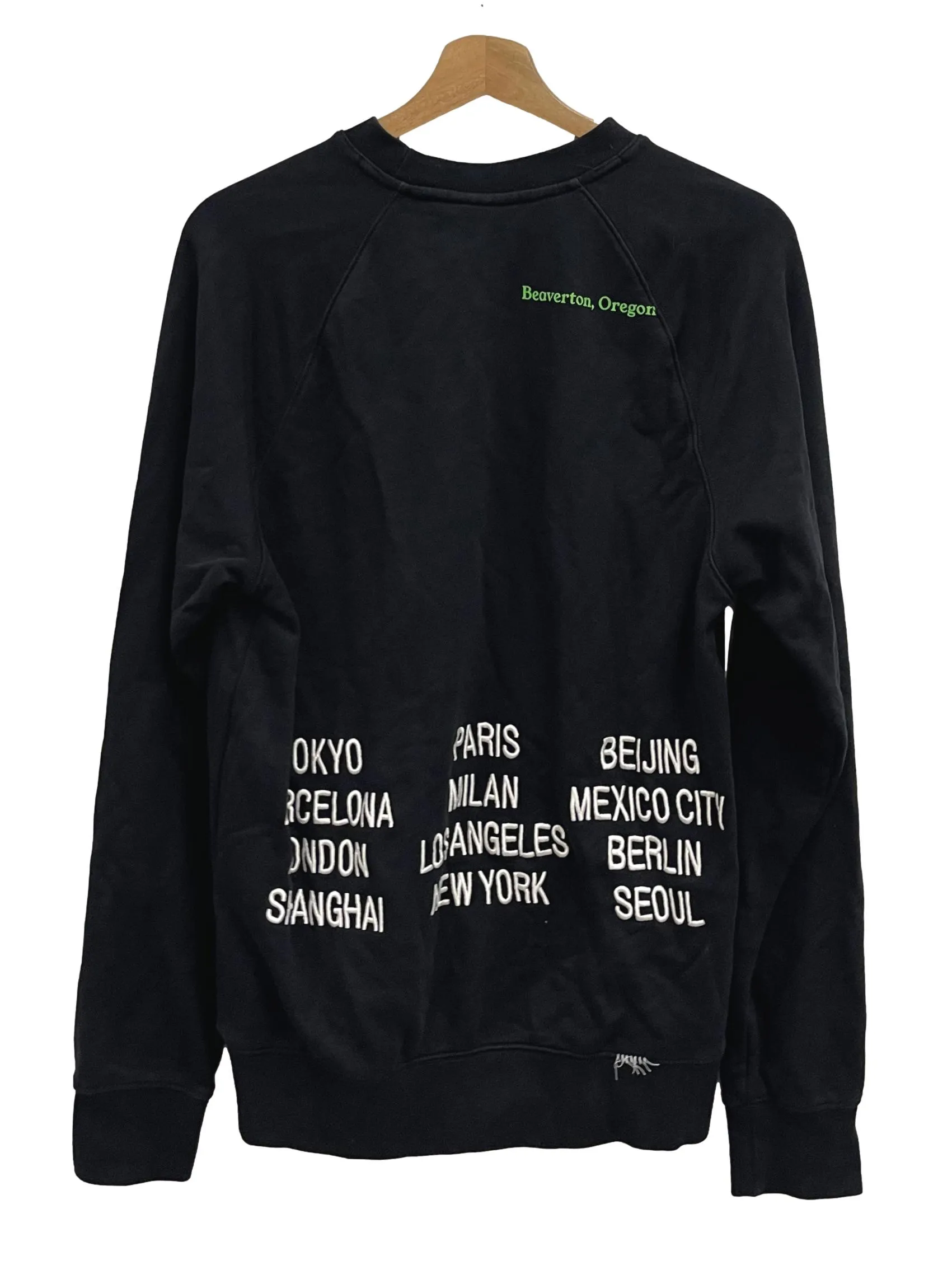 Black Triple Swoosh Sweater