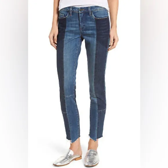 Blank NYC Patchwork Blue Jeans Sz 29