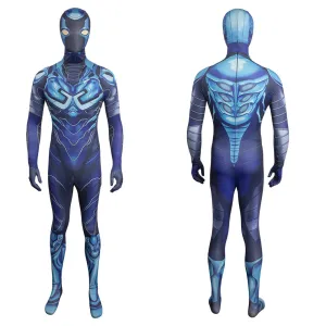 Blue Beetle Jaime Reyes Cosplay Costume Jumpsuit Halloween Carnival