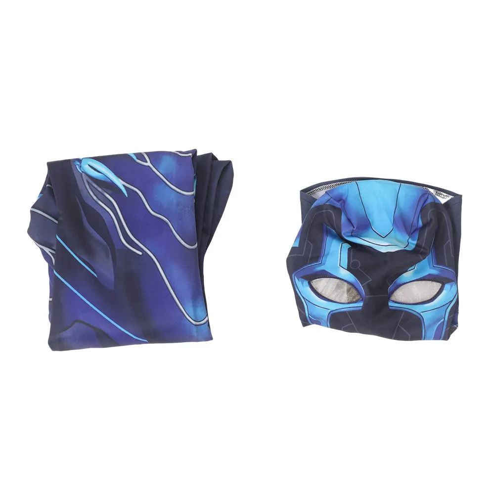 Blue Beetle Jaime Reyes Cosplay Costume Jumpsuit Halloween Carnival