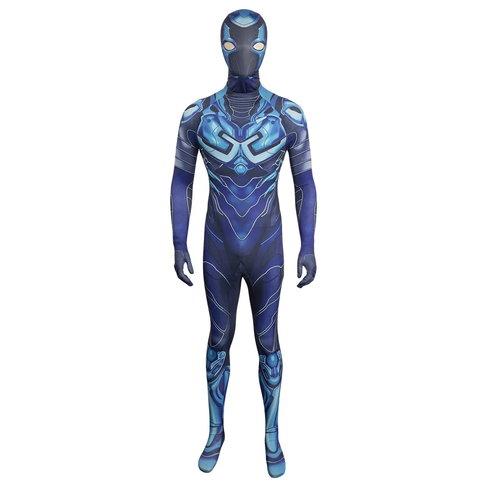 Blue Beetle Jaime Reyes Cosplay Costume Jumpsuit Halloween Carnival