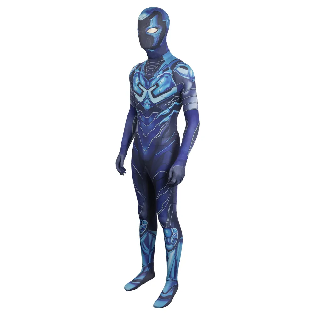 Blue Beetle Jaime Reyes Cosplay Costume Jumpsuit Halloween Carnival
