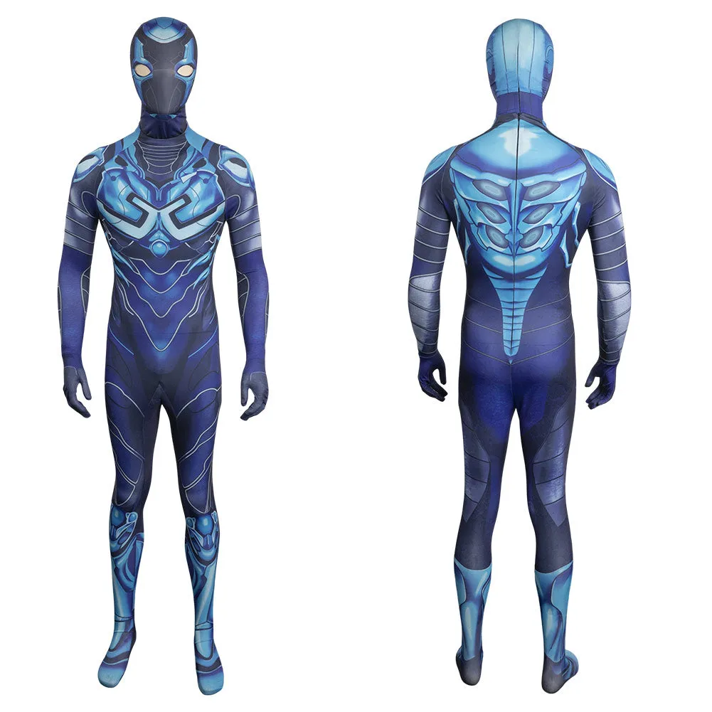 Blue Beetle Jaime Reyes Cosplay Costume Jumpsuit Halloween Carnival