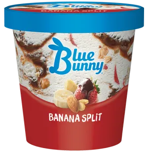 Blue Bunny - Banana Split Ice Cream (Pint)