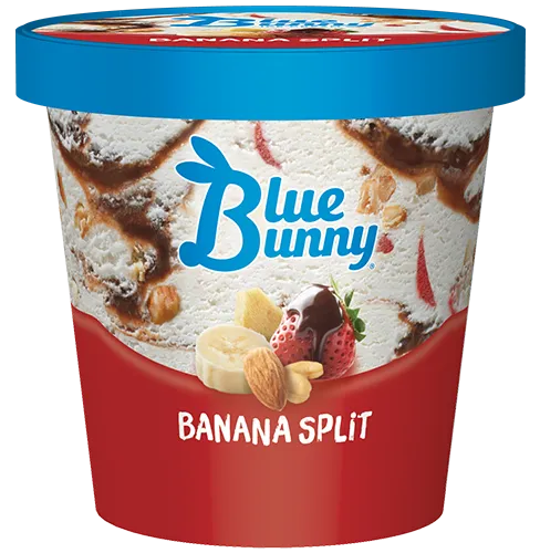 Blue Bunny - Banana Split Ice Cream (Pint)