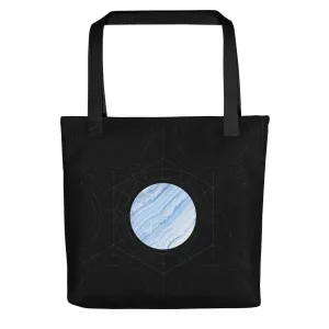 Blue Lace Agate Tote Bag