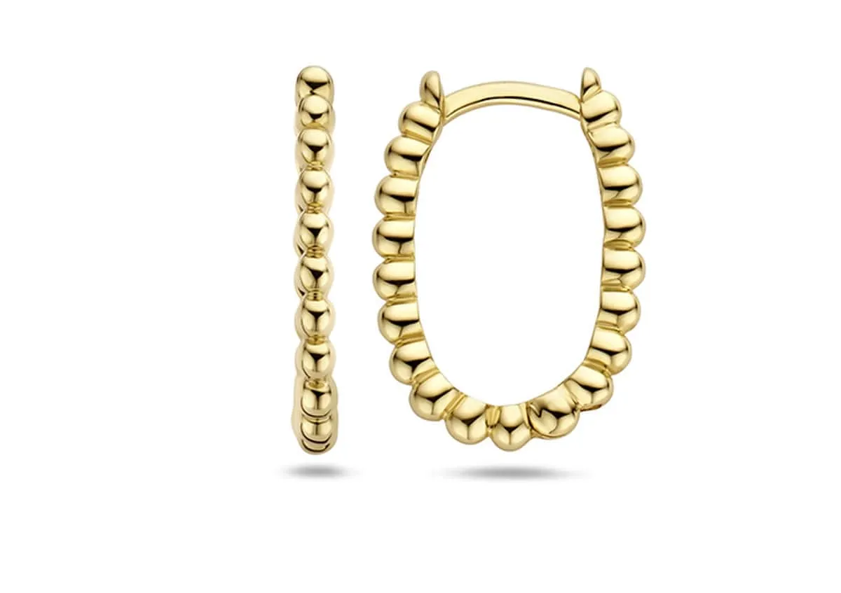 Blush - Boucles d'oreilles créoles - Or Jaune 14k (7272YGO)