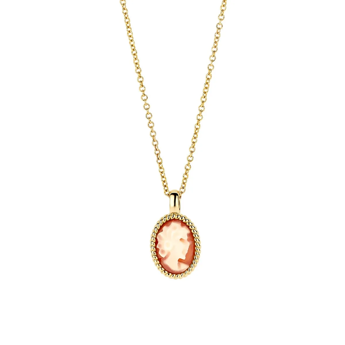 Blush - Collier - Or Jaune 14k, Camée (3167YCA)