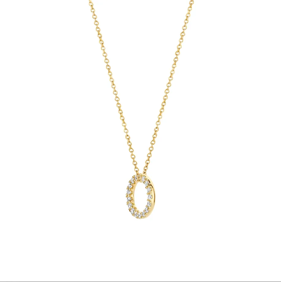 Blush - Collier - Or Jaune 14k, zircon (3065BZI)