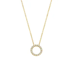 Blush - Collier - Or Jaune 14k, zircon (3065BZI)